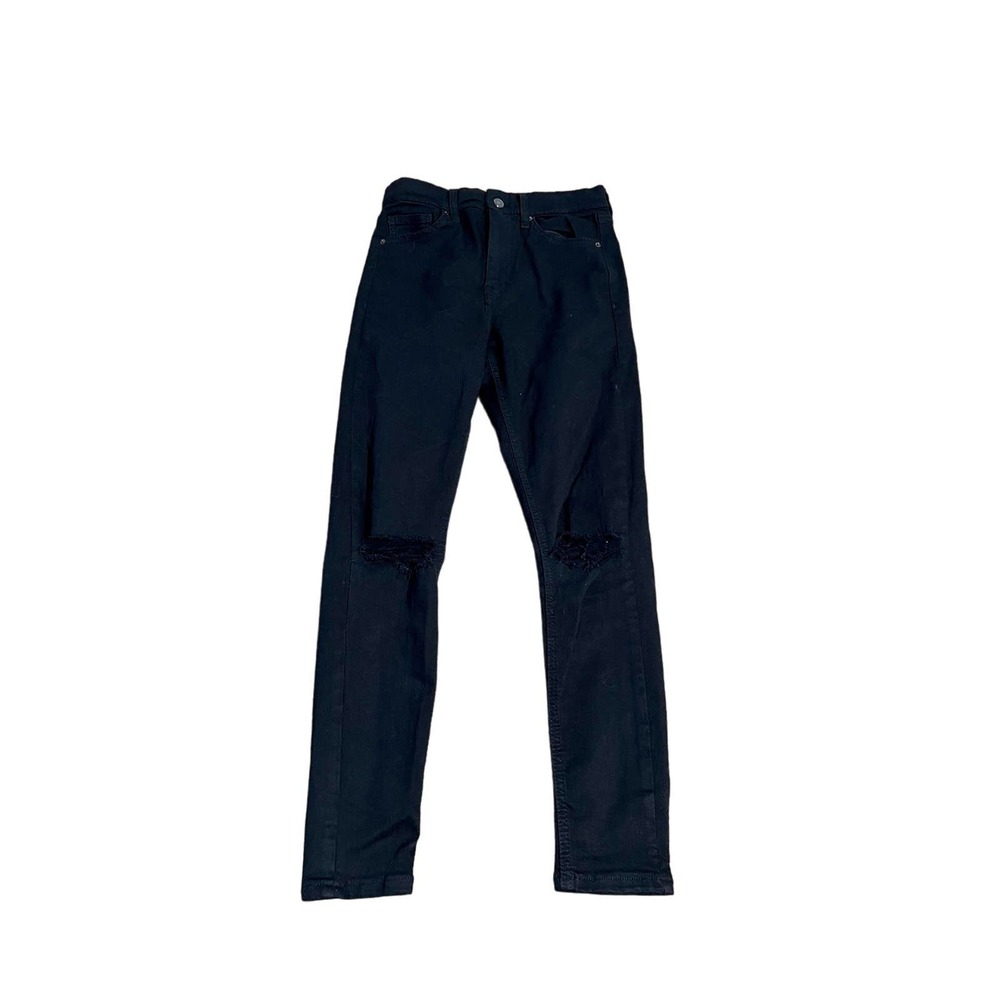 TopShop Black Denim Jamie Skinny Jeans 26” x 30”